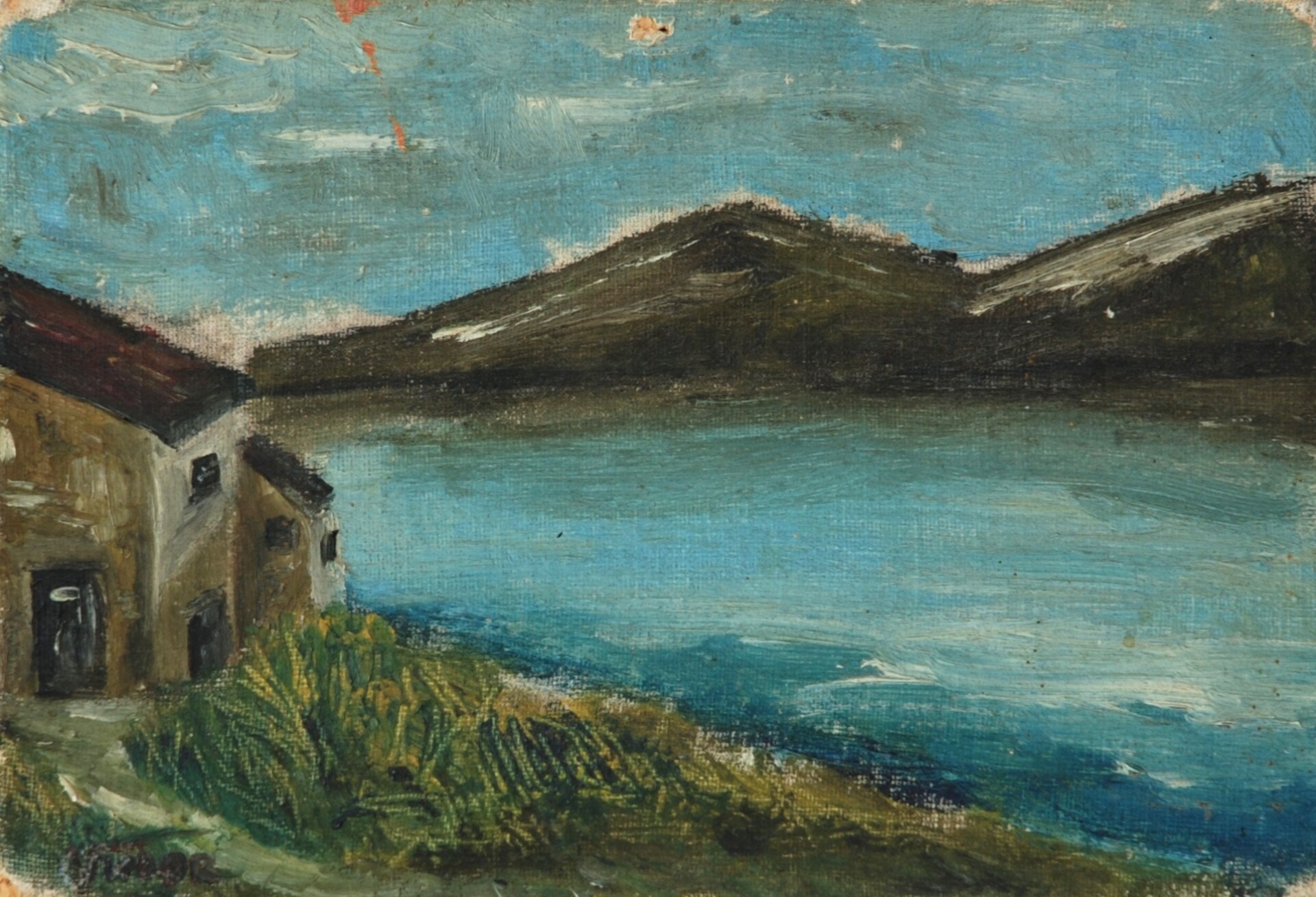 Paesaggio dal vero di Figline Valdarno - 